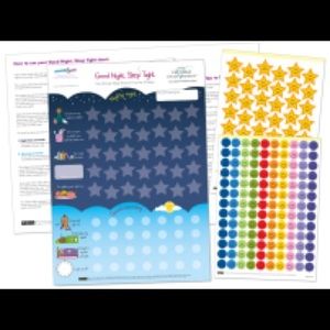Sleep Reward Chart, stickers Victoria Chart Co